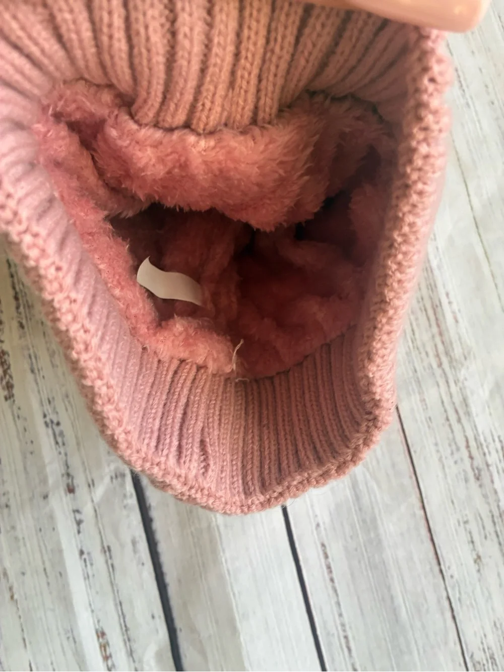 Sparkle Pom-Pom Knit Beanie for Kids - Pink